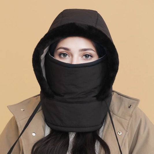 🎁Hot Sale 50% OFF⏳Plush-lined Thickened Thermal Hat with Face Mask for Men and Women