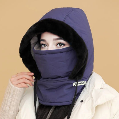 🎁Hot Sale 50% OFF⏳Plush-lined Thickened Thermal Hat with Face Mask for Men and Women