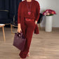 🔥 LAST DAY PROMOTION - 50%OFF 🔥Elegant Longline Cardigan & Top & Pants 3-Pieces Set